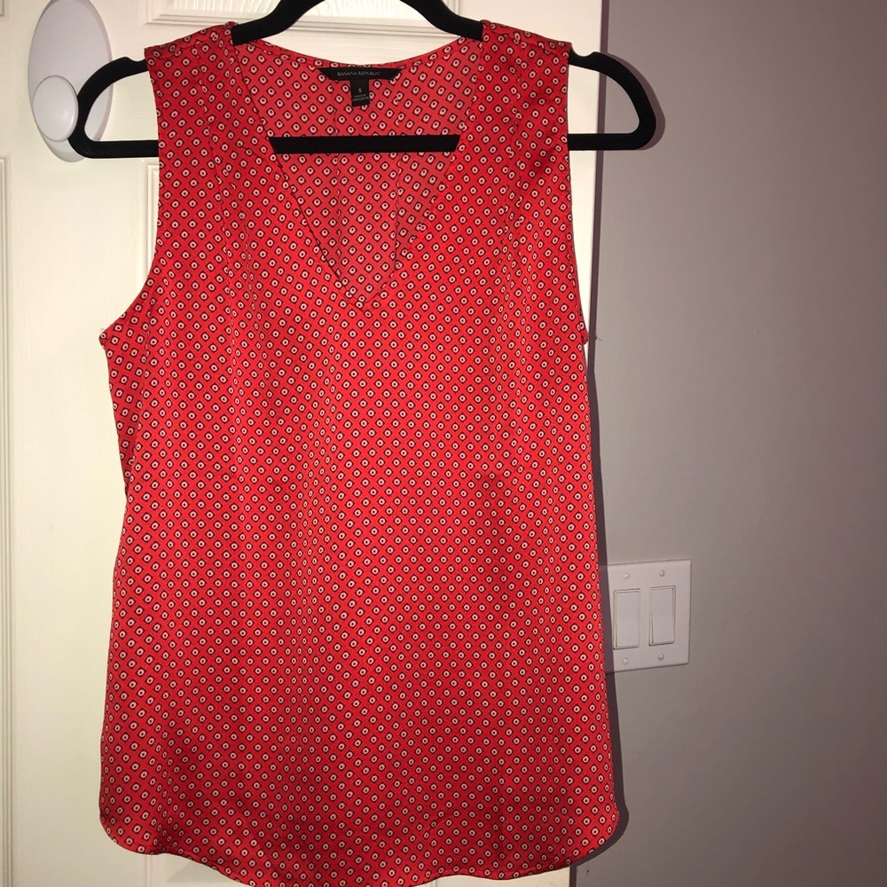 Red Banana Republic Sleeveless Blouse